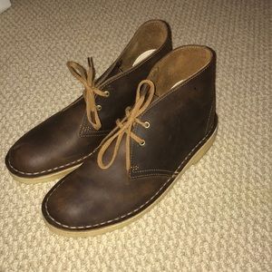 Women’s Clarks Leather Desert Boot